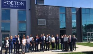 poland potential Poland trade mission attendees outside Poeton Polska offices